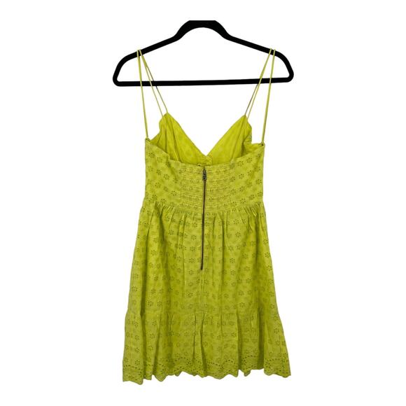 Alice + Olivia dress Fae Eyelet Embroidered minidress size 6 - Picture 4 of 7